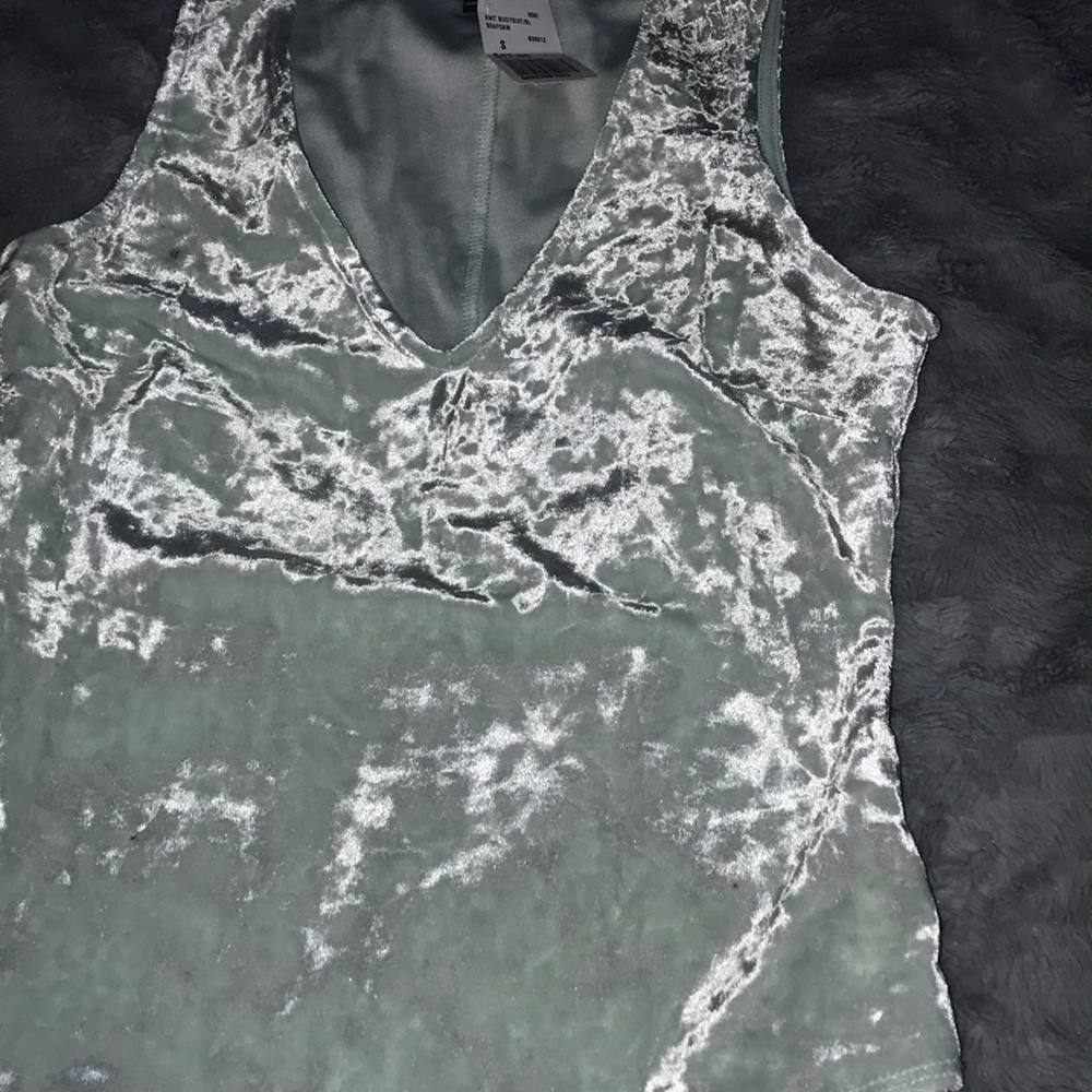 Seafoam body suit onesie